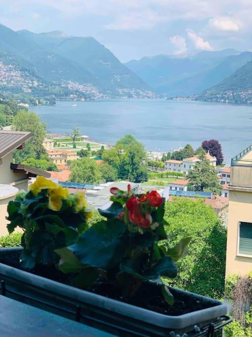 Look Giovane Per Una Casa Vista Lago Como Exteriör bild